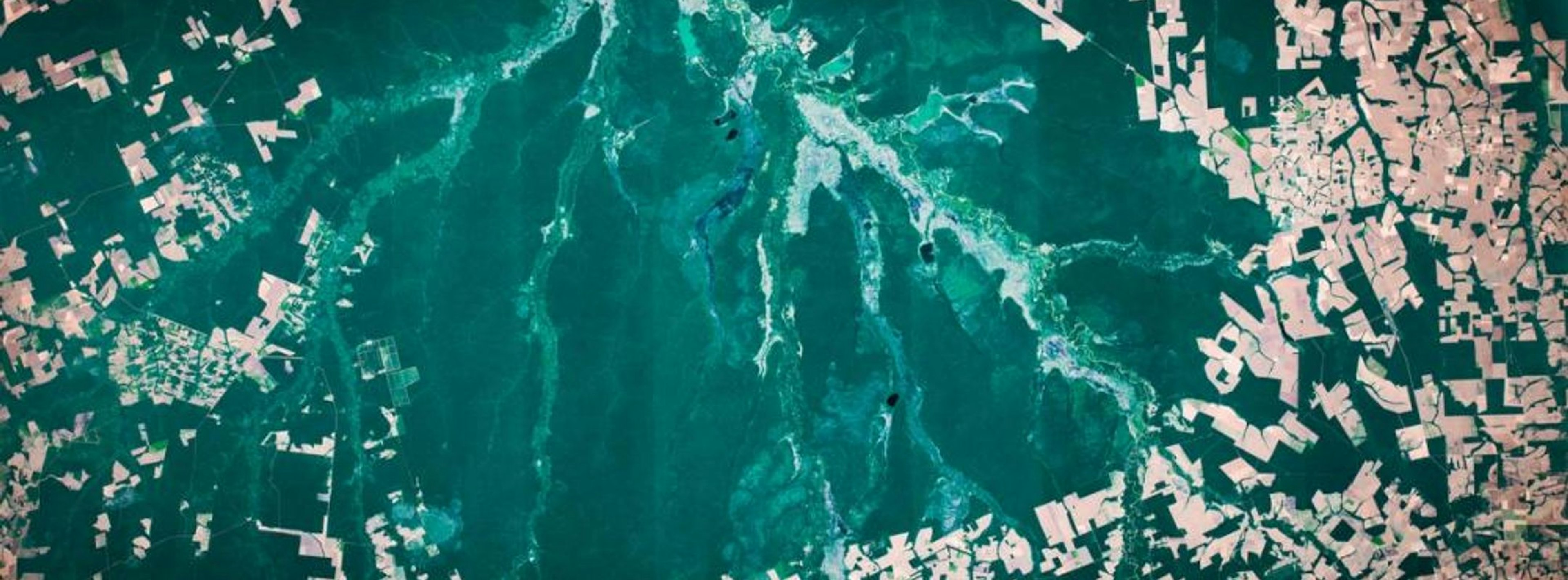 Aerial river image.