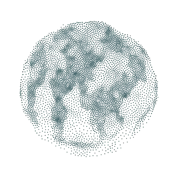 An illustration of a circle formed by smaller circles